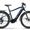 Haibike Trekking 7 HIGH Hybrid Electric Bike 2022, Yamaha PW-ST, 630Wh - Navy/Sand -Cheap Hybrid Electric Bikes Store haibike trekking 7 high 2021 x 43056