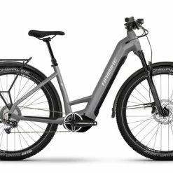 Haibike Trekking 7 LOW All-Rounder Electric Bike 2023, 27.5" Wheel, Yamaha PW-S2 - Grey