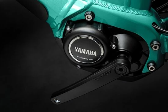 Haibike Trekking 7 LOW Hybrid Electric Bike 2022, Yamaha PW-ST, 630Wh - Gloss Aqua/Black 8 Haibike Trekking 7 LOW Hybrid Electric Bike 2022, Yamaha PW-ST, 630Wh - Gloss Aqua/Black - Image 6