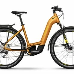 Haibike Trekking 8 LOW All-Rounder Electric Bike 2023, 27.5" Wheel, Bosch Perf. CX - Lava Orange