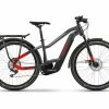 Haibike Trekking 9 Lowstandover Hybrid Electric Bike 2021 - Grey/Red -Cheap Hybrid Electric Bikes Store haibike trekking 9 lowstandover 2021 x 40917