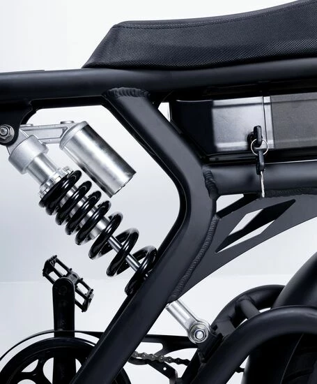 Knaap RTD 2 Seater Urban Electric Bike, Mid Suspension, 21Ah Battery - Black 10 Knaap RTD 2 Seater Urban Electric Bike, Mid Suspension, 21Ah Battery - Black - Image 8