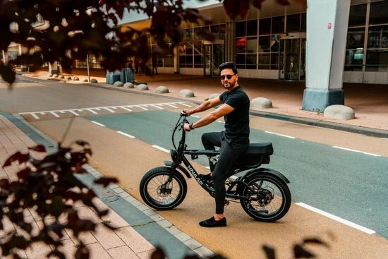 Knaap RTD 2 Seater Urban Electric Bike, Mid Suspension, 21Ah Battery - Black 12 Knaap RTD 2 Seater Urban Electric Bike, Mid Suspension, 21Ah Battery - Black - Image 10