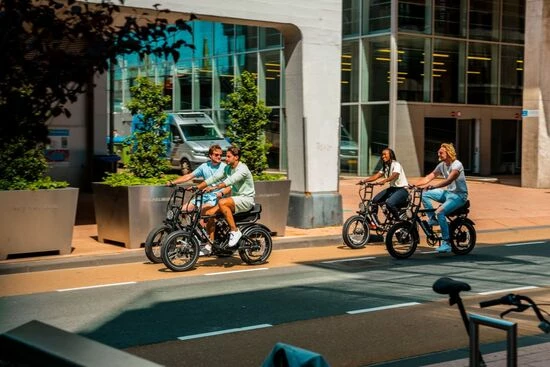 Knaap RTD 2 Seater Urban Electric Bike, Mid Suspension, 21Ah Battery - Black 13 Knaap RTD 2 Seater Urban Electric Bike, Mid Suspension, 21Ah Battery - Black - Image 11