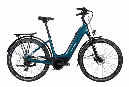 Lapierre E-Urban 4.4 Step Through Hybrid Electric Bike 2022, Bosch 400Wh - Metallic Sea Green 3 Lapierre E-Urban 4.4 Step Through Hybrid Electric Bike 2022, Bosch 400Wh - Metallic Sea Green