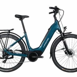 Lapierre E-Urban 4.4 Step Through Hybrid Electric Bike 2022, Bosch 400Wh - Metallic Sea Green