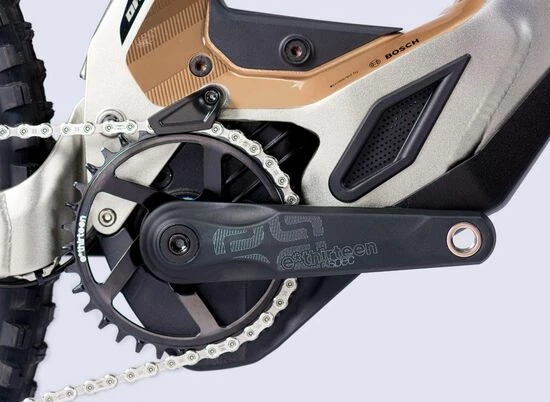 Lapierre Overvolt AM 6.6 Full Sus Electric Mountain Bike - Silver/Bronze 7 Lapierre Overvolt AM 6.6 Full Sus Electric Mountain Bike - Silver/Bronze - Image 5