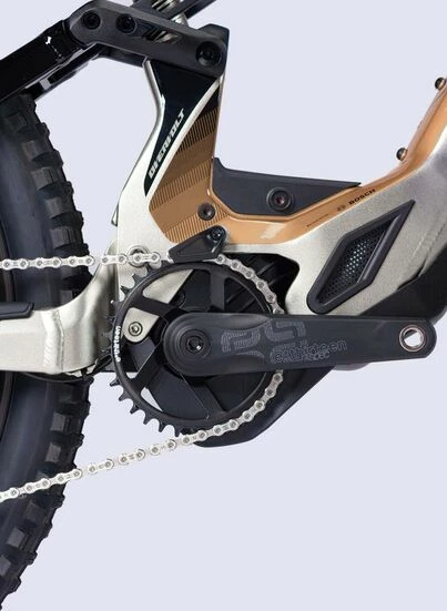 Lapierre Overvolt AM 6.6 Full Sus Electric Mountain Bike - Silver/Bronze 10 Lapierre Overvolt AM 6.6 Full Sus Electric Mountain Bike - Silver/Bronze - Image 8