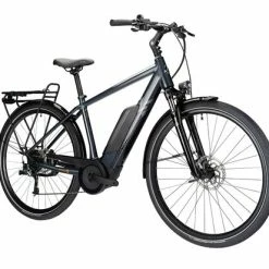 Lapierre Overvolt Trekking 6.5 Crossbar Hybrid Electric Bike, BOSCH 500Wh - Graphite Blue -Cheap Hybrid Electric Bikes Store lapierre overvolt trekking 65 hybrid x 40525