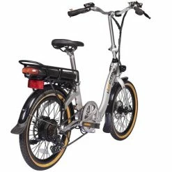 Lectro Easy Step Folding Commuter Electric Bike, 20" Wheel, 8.8Ah Battery - Silver -Cheap Hybrid Electric Bikes Store lectro easy step 20 folding e bike x 40827.jpg.pagespeed.ce .HhNWmAgyqE
