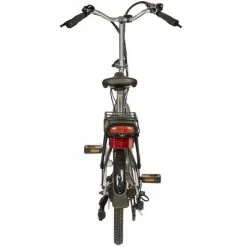 Lectro Easy Step Folding Commuter Electric Bike, 20" Wheel, 8.8Ah Battery - Silver -Cheap Hybrid Electric Bikes Store lectro easy step 20 folding e bike x 40829 1