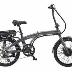 Lectro Rapide 20" Folding City Electric Bike - Grey