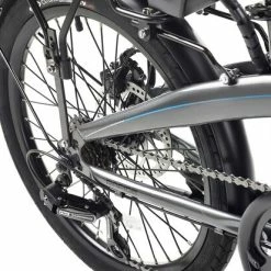 Lectro Rapide 20" Folding City Electric Bike - Grey -Cheap Hybrid Electric Bikes Store lectro rapide 20 folding electric bike x 41123