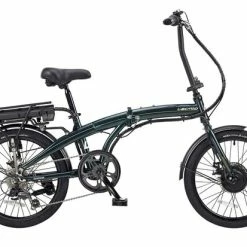Lectro Rapide 20" Folding City Electric Bike - Deep Racing Green