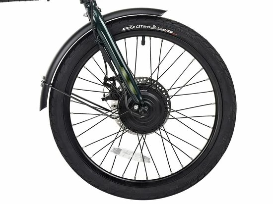 Lectro Rapide 20" Folding City Electric Bike - Deep Racing Green 9 Lectro Rapide 20" Folding City Electric Bike - Deep Racing Green - Image 7