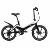 Li-Fe Flo Folding Electric Bike, 20" Wheel, 7.8Ah Integrated Battery - Gloss Black/Silver -Cheap Hybrid Electric Bikes Store li fe flo 20 folding electric bike x 42522