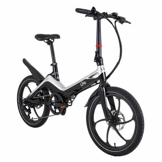 Li-Fe Flo Folding Electric Bike, 20" Wheel, 7.8Ah Integrated Battery - Gloss Black/Silver 4 Li-Fe Flo Folding Electric Bike, 20" Wheel, 7.8Ah Integrated Battery - Gloss Black/Silver - Image 2