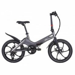 Li-Fe Flo Folding Electric Bike, 20" Wheel, 7.8Ah Integrated Battery - Satin Graphite