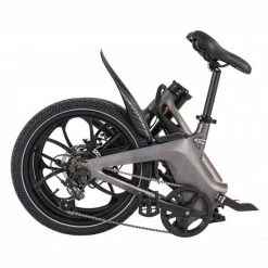Li-Fe Flo Folding Electric Bike, 20" Wheel, 7.8Ah Integrated Battery - Satin Graphite -Cheap Hybrid Electric Bikes Store li fe flo 20 folding electric bike x 42545