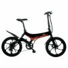 Li-Fe Force Folding Electric Bike, 20" Wheel, 7.8Ah Integrated Battery - Gloss Black/Red -Cheap Hybrid Electric Bikes Store li fe force 20 folding electric bike x 42551