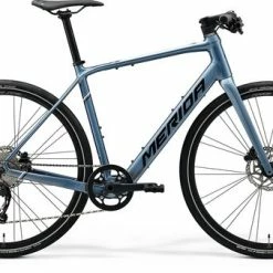 Merida ESpeeder 200 City Road Commuter Electric Bike 2021 - Blue Steel