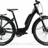 Merida ESpresso CC 400 SE EQ Step Through Trekking Electric Bike, Shimano E6100 - Gloss Black -Cheap Hybrid Electric Bikes Store merida espresso cc 400 se eq 2022 x 43022