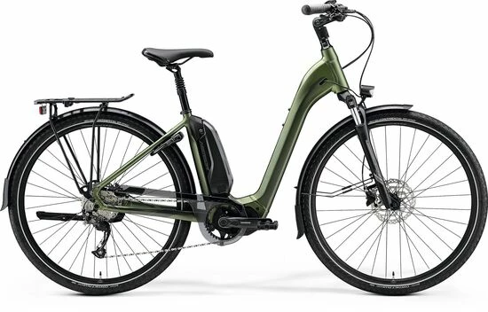 Merida ESpresso City 300EQ SE Step Through Hybrid Electric Bike 2021 - Silk Green 3 Merida ESpresso City 300EQ SE Step Through Hybrid Electric Bike 2021 - Silk Green