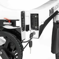 MiRider One Folding City Electric Bike, 16" Wheel, 7Ah Battery - White -Cheap Hybrid Electric Bikes Store mirider one folding electric bike x 41989