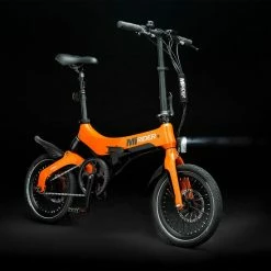 MiRider One Folding City Electric Bike, 16" Wheel, 7Ah Battery - Orange -Cheap Hybrid Electric Bikes Store mirider one folding electric bike x 41994.jpg.pagespeed.ce .3oWyvpZzHN