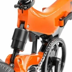 MiRider One Folding City Electric Bike, 16" Wheel, 7Ah Battery - Orange -Cheap Hybrid Electric Bikes Store mirider one folding electric bike x 41996