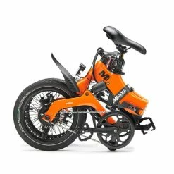 MiRider One Folding City Electric Bike, 16" Wheel, 7Ah Battery - Orange -Cheap Hybrid Electric Bikes Store mirider one folding electric bike x 41998