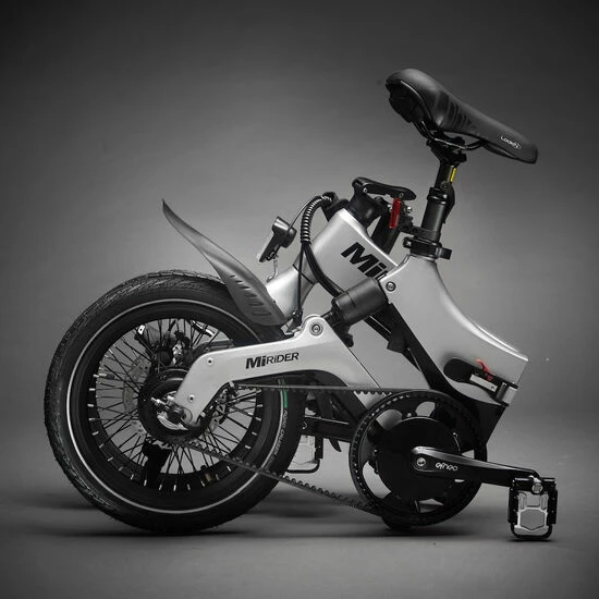 MiRider One GB3 Folding City Electric Bike, 16" Wheel, 7Ah Battery - Platinum Silver 11 MiRider One GB3 Folding City Electric Bike, 16" Wheel, 7Ah Battery - Platinum Silver - Image 9