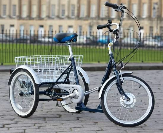 Mission Solo Ultra-lowstep Electric Converted Tricycle, Cyclotricity Powered, 20" Wheel - Navy 3 Mission Solo Ultra-lowstep Electric Converted Tricycle, Cyclotricity Powered, 20" Wheel - Navy