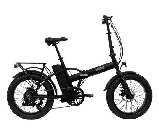 Orus E-2500RM Folding Fatbike Electric Bike, 10.4Ah - Satin Black 3 Orus E-2500RM Folding Fatbike Electric Bike, 10.4Ah - Satin Black