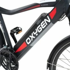 Oxygen S-CROSS CB MK2 Hybrid Electric Bike - Grey -Cheap Hybrid Electric Bikes Store oxygen s cross cb mk2 x 41409