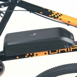 Pro Rider Drift Mens Hardtail Electric Mountain Bike 10Ah, 27.5" Wheel, 21 Speed - Black / Orange -Cheap Hybrid Electric Bikes Store pro rider drift mens hardtail e mtb x 40195