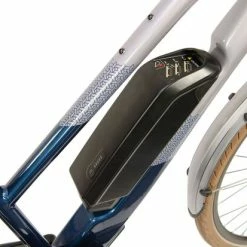 Raleigh Array Open Frame Electric Hybrid Bike, 400Wh Battery, 700c Wheel - Silver/Blue 16 Raleigh Array Open Frame Electric Hybrid Bike, 400Wh Battery, 700c Wheel - Silver/Blue -Cheap Hybrid Electric Bikes Store raleigh array open frame x 41588 1