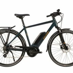 Raleigh Motus Cross Bar Derailleur Alloy Electric Hybrid Bike, Blue - 7 Speed, 700c
