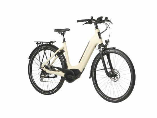 Raleigh Motus Grand Tour Derailleur Low Step Hybrid Electric Bike 2022, BOSCH Active - Cream 4 Raleigh Motus Grand Tour Derailleur Low Step Hybrid Electric Bike 2022, BOSCH Active - Cream - Image 2