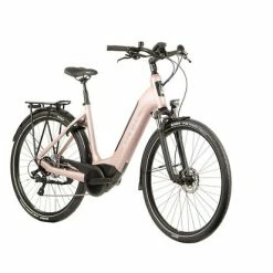 Raleigh Motus Tour Derailleur Low Step Hybrid Electric Bike, Bosch 500Wh - Pearl Pink -Cheap Hybrid Electric Bikes Store raleigh motus tour derailleur st x 43099 1