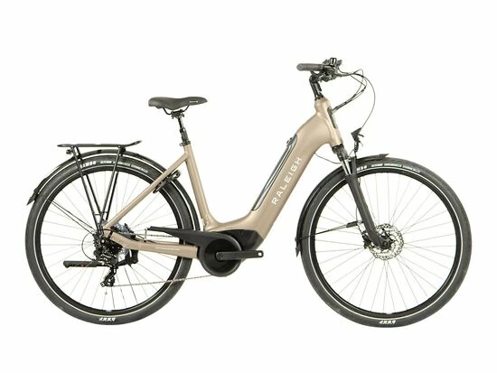 Haibike Raleigh Motus Tour Derailleur Low Step Hybrid Electric Bike, Bosch 500Wh - Pearl Champagne 3 Haibike Raleigh Motus Tour Derailleur Low Step Hybrid Electric Bike, Bosch 500Wh - Pearl Champagne