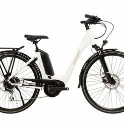Raleigh Motus Tour Low Step Derailleur Alloy Electric Hybrid Bike, 46cm / 700c - White
