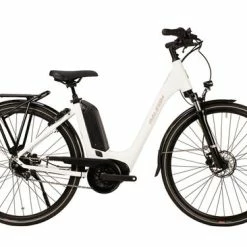 Raleigh Motus Tour Low Step Hub Alloy Electric Hybrid Bike, White - 8 Speed, 700c
