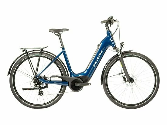 Raleigh Motus Tour PLUS Step Through Hybrid Bike 2022, 700c Wheel, BOSCH Active + - Deep Sea Blue 3 Raleigh Motus Tour PLUS Step Through Hybrid Bike 2022, 700c Wheel, BOSCH Active + - Deep Sea Blue
