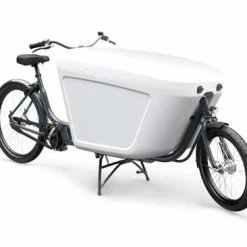 Raleigh Pro Bike Mid Motor Electric Cargo Bike 2022, 350L, 400Wh - Grey/White