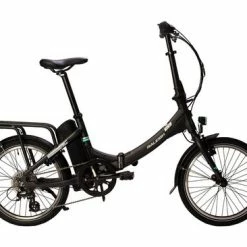 Raleigh Stow-E Way 20" Folding Electric Bike, 6.8Ah Battery, 8 Speed - Black