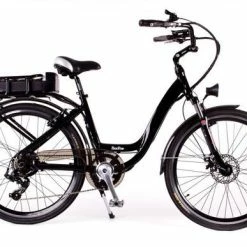 RooDog Chic Step Through Electric Bike - Gloss Black