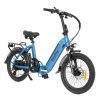 RooDog Cosmo Folding Electric Bike, 20" Wheel, 13.2Ah Integrated - Metallic Blue -Cheap Hybrid Electric Bikes Store roodog cosmo 20 folding electric bike x 42278