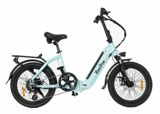 RooDog Cosmo Folding Electric Bike, 20" Wheel, 13.2Ah Integrated - Metallic Mint Green 4 RooDog Cosmo Folding Electric Bike, 20" Wheel, 13.2Ah Integrated - Metallic Mint Green - Image 2