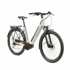 Raleigh Centros Low Step Derailleur Gear Hybrid Electric Bike, BOSCH Performance - Mint/Sand -Cheap Hybrid Electric Bikes Store sand x 43414 1